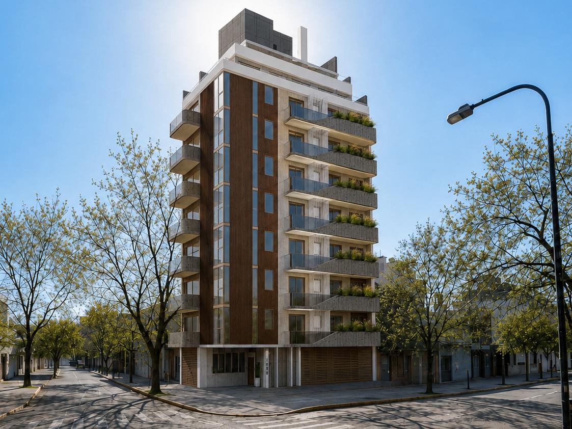 Oliden 1098, edificio en esquina